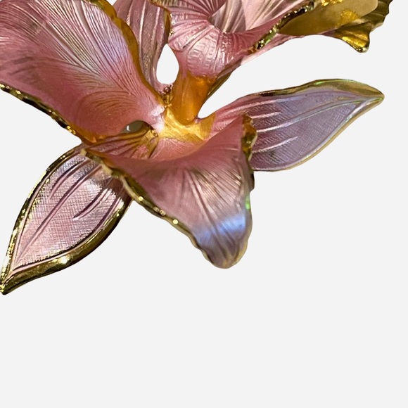 VINTAGE CERRITO ORCHID PIN. - Picture 9 of 12